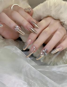 Nails tr&aacute;ng gương , TIỆM NAILS ĐẸP TẠI QUẬN 12