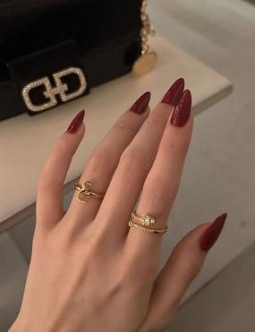 Nails Đỏ Gi&aacute;ng sinh | TIỆM NAILS ĐẸP TẠI QUẬN 12